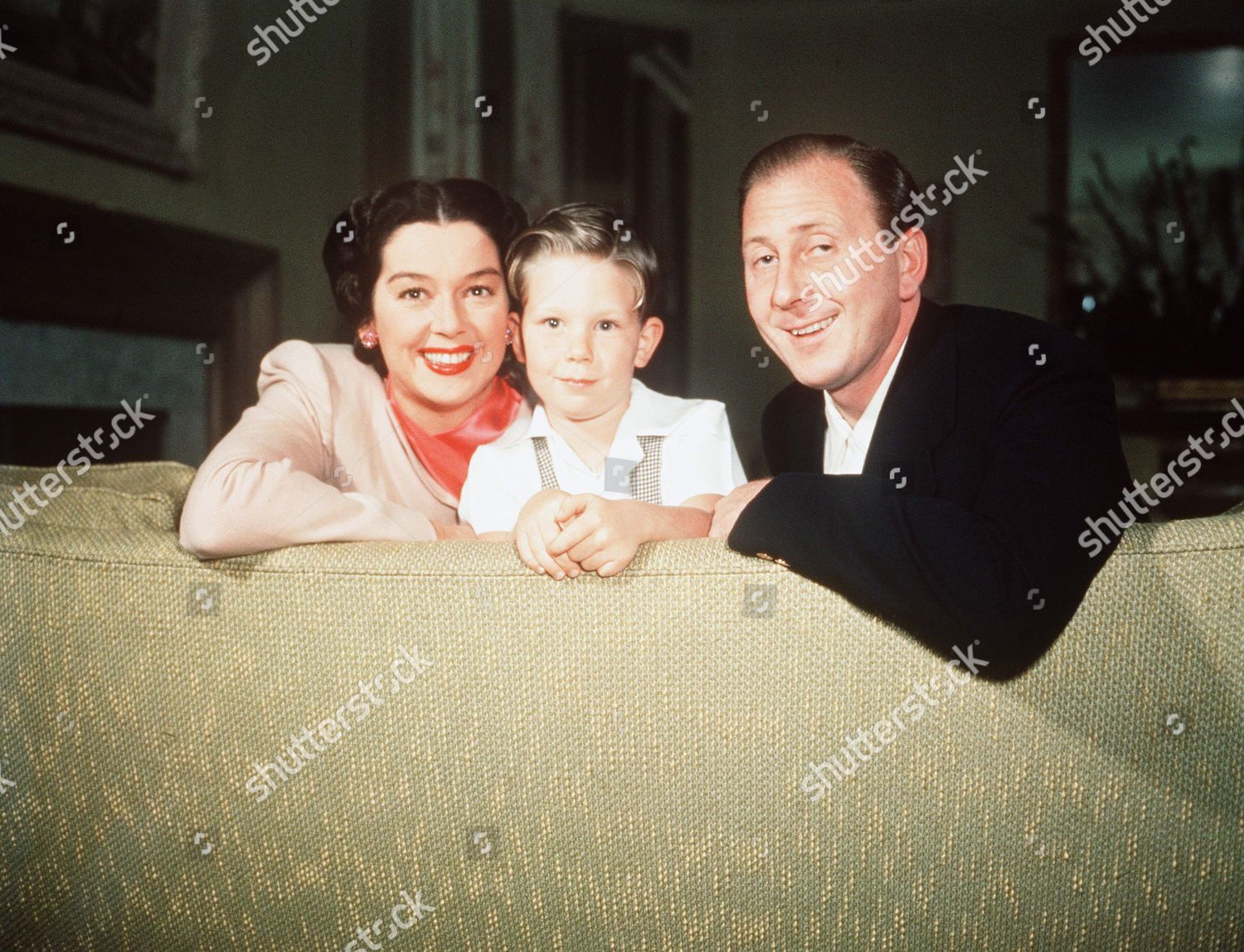 Rosalind Russell Lance Brisson Frederick Brisson Editorial Stock Photo