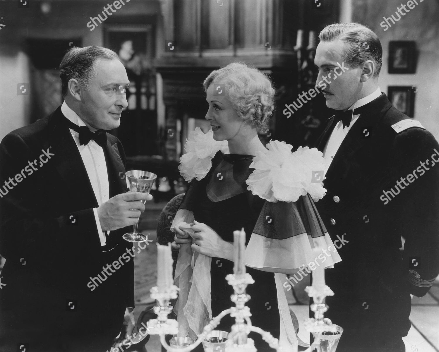 Lionel Atwill Gloria Stuart Paul Lukas Editorial Stock Photo