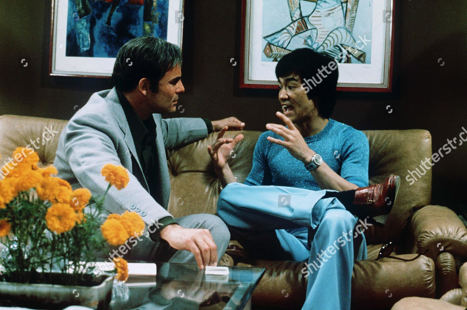 Bruce Lee John Saxon Redaktionelles Stockfoto Stockbild Shutterstock