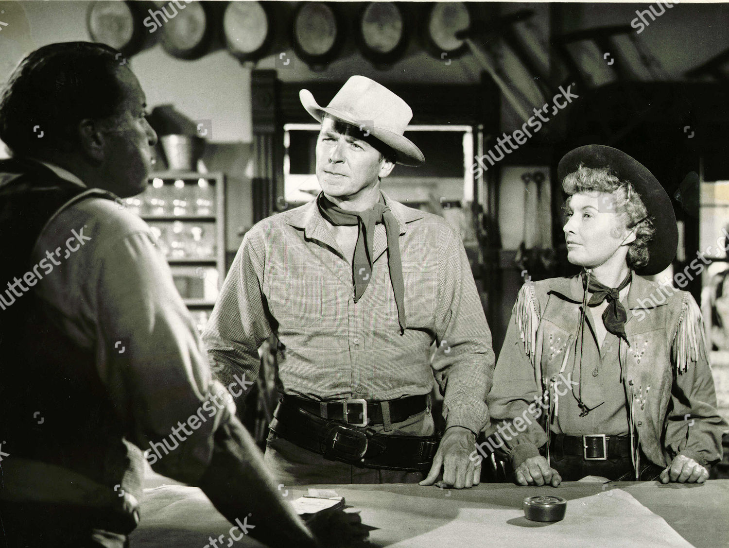 Ronald Reagan Barbara Stanwyck Editorial Stock Photo - Stock Image