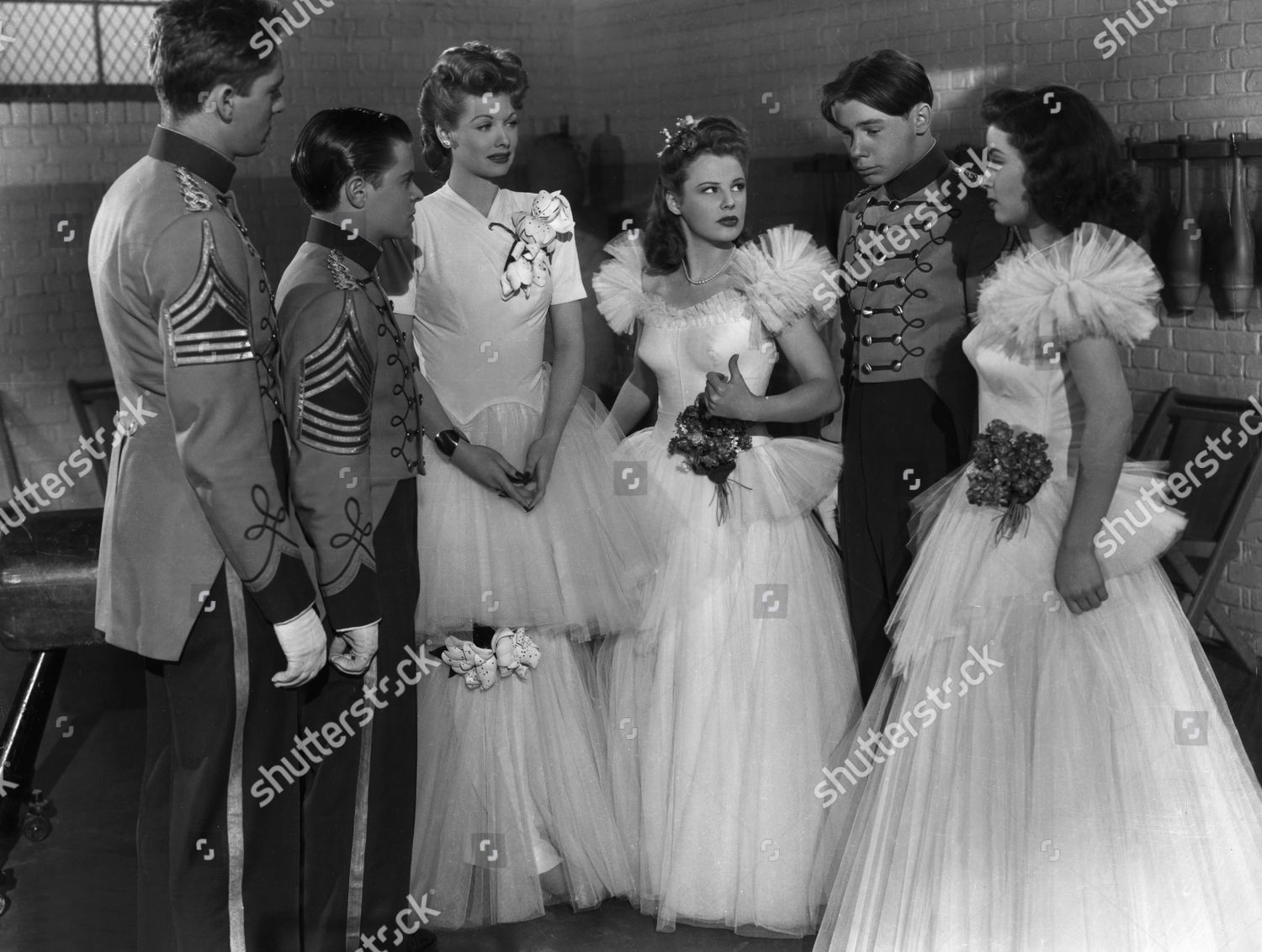 Tommy Dix Lucille Ball June Allyson Kenny Editorial Stock Photo