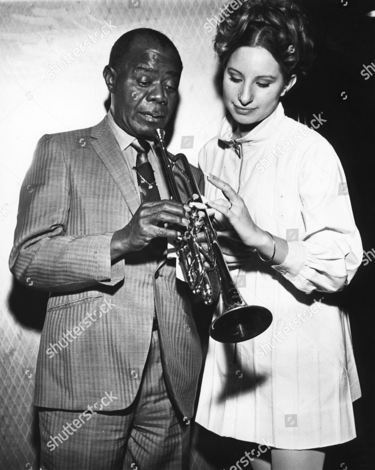 Barbra Streisand Louis Armstrong Editorial Stock Photo - Stock Image ...