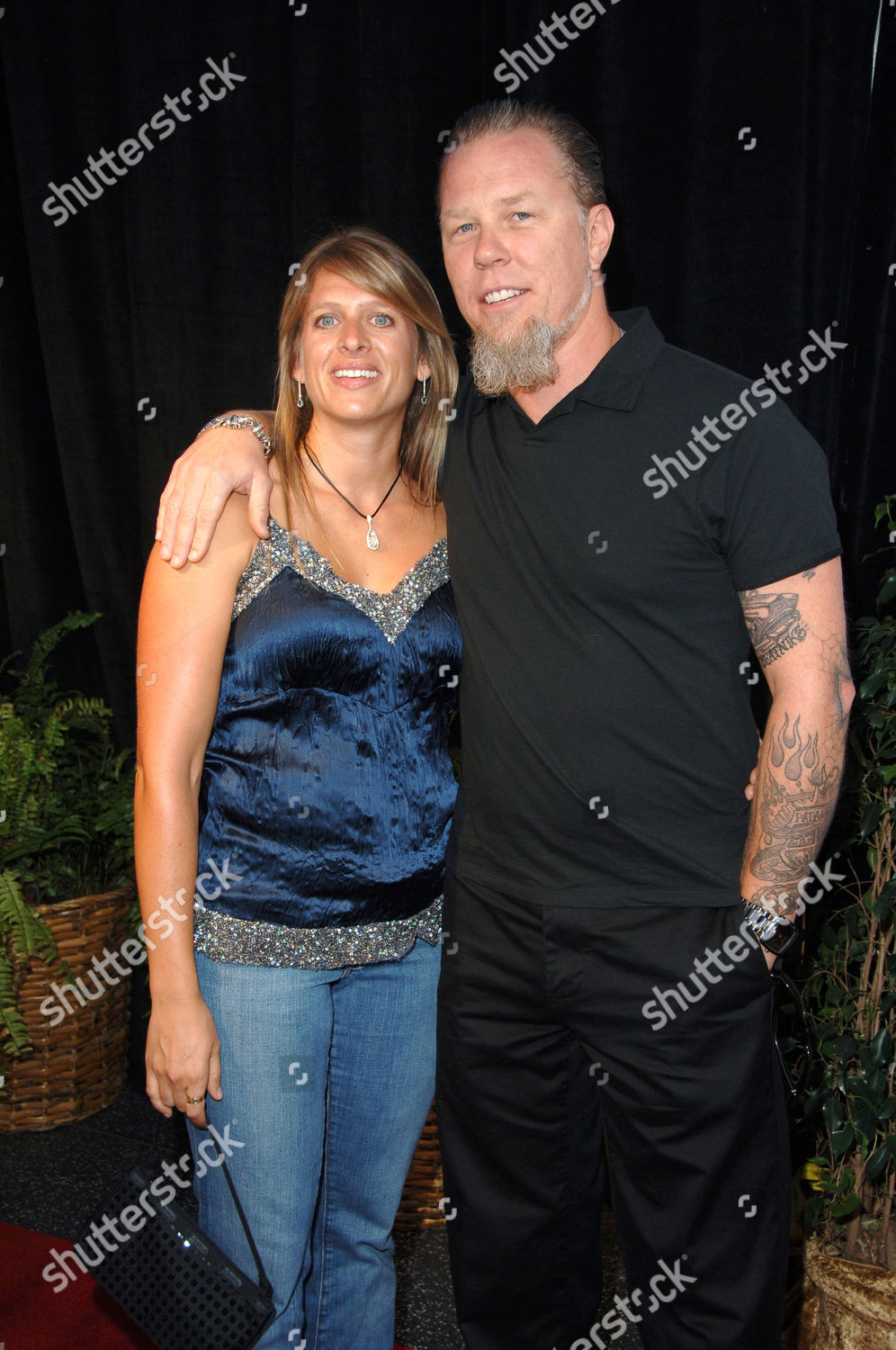 James Hetfield Wife Franchesca Editorial Stock Photo - Stock Image ...