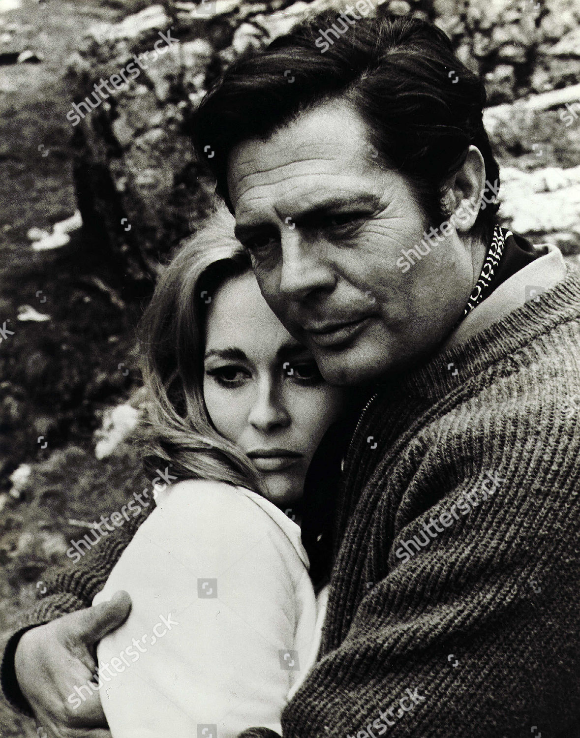 Faye Dunaway Marcello Mastroianni Editorial Stock Photo - Stock Image
