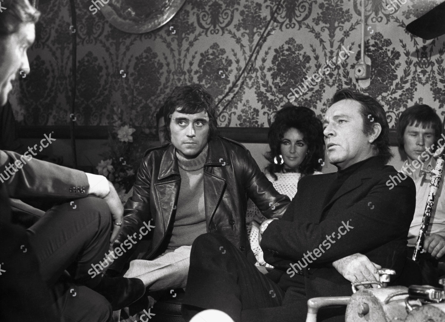 Ian Mcshane Elizabeth Taylor Richard Burton Editorial Stock Photo ...