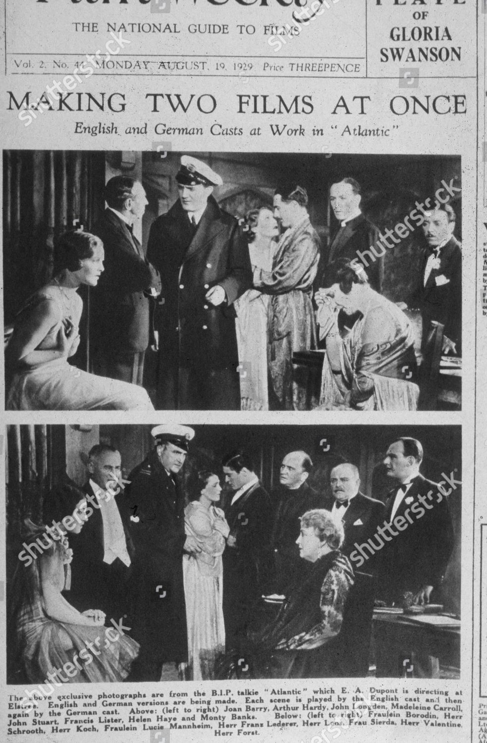 Atlantic 1929 Editorial Stock Photo Stock Image Shutterstock