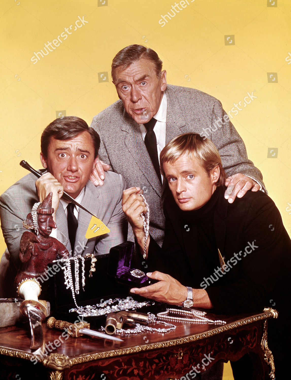 Robert Vaughn Leo G Carroll David Editorial Stock Photo - Stock Image ...