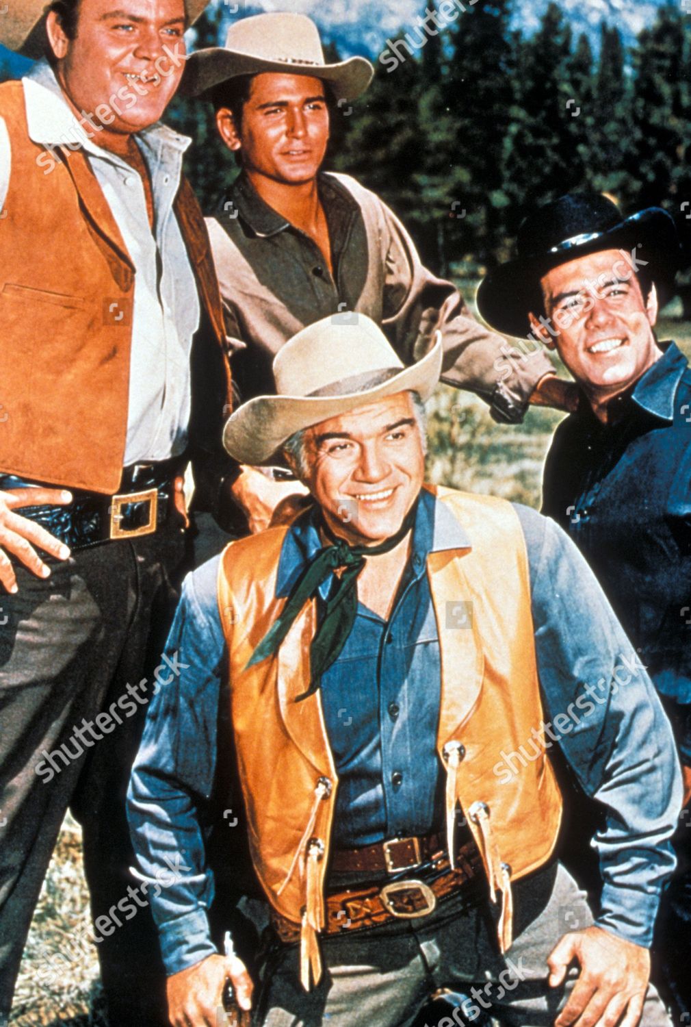 Dan Blocker Michael Landon Lorne Greene Editorial Stock Photo - Stock ...