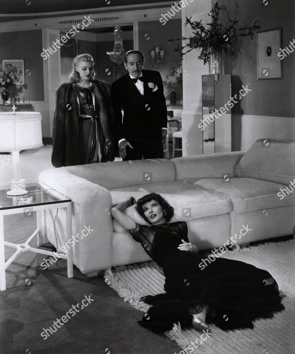 Ginger Rogers Adolphe Menjou Katharine Hepburn Editorial Stock