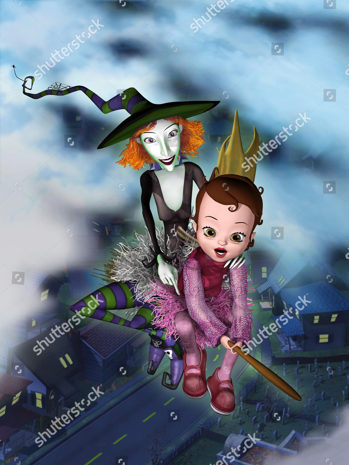 Scary Godmother Halloween Spooktakular 2003 Editorial Stock Photo