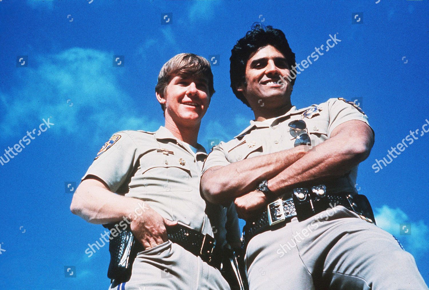 Larry Wilcox Erik Estrada Editorial Stock Photo - Stock Image