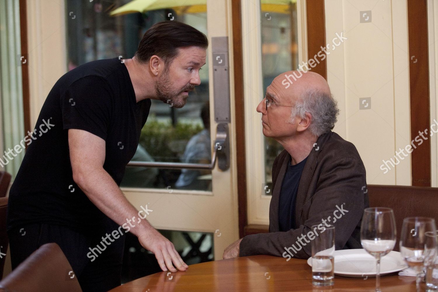 Ricky Gervais Larry David Editorial Stock Photo Stock Image