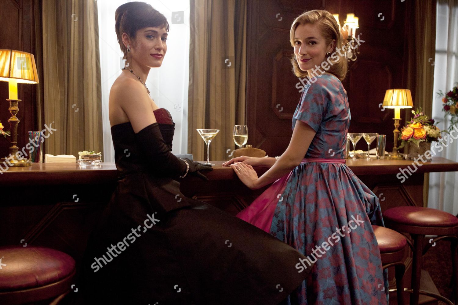 Lizzy Caplan Caitlin Fitzgerald Editorial Stock Photo Stock Image