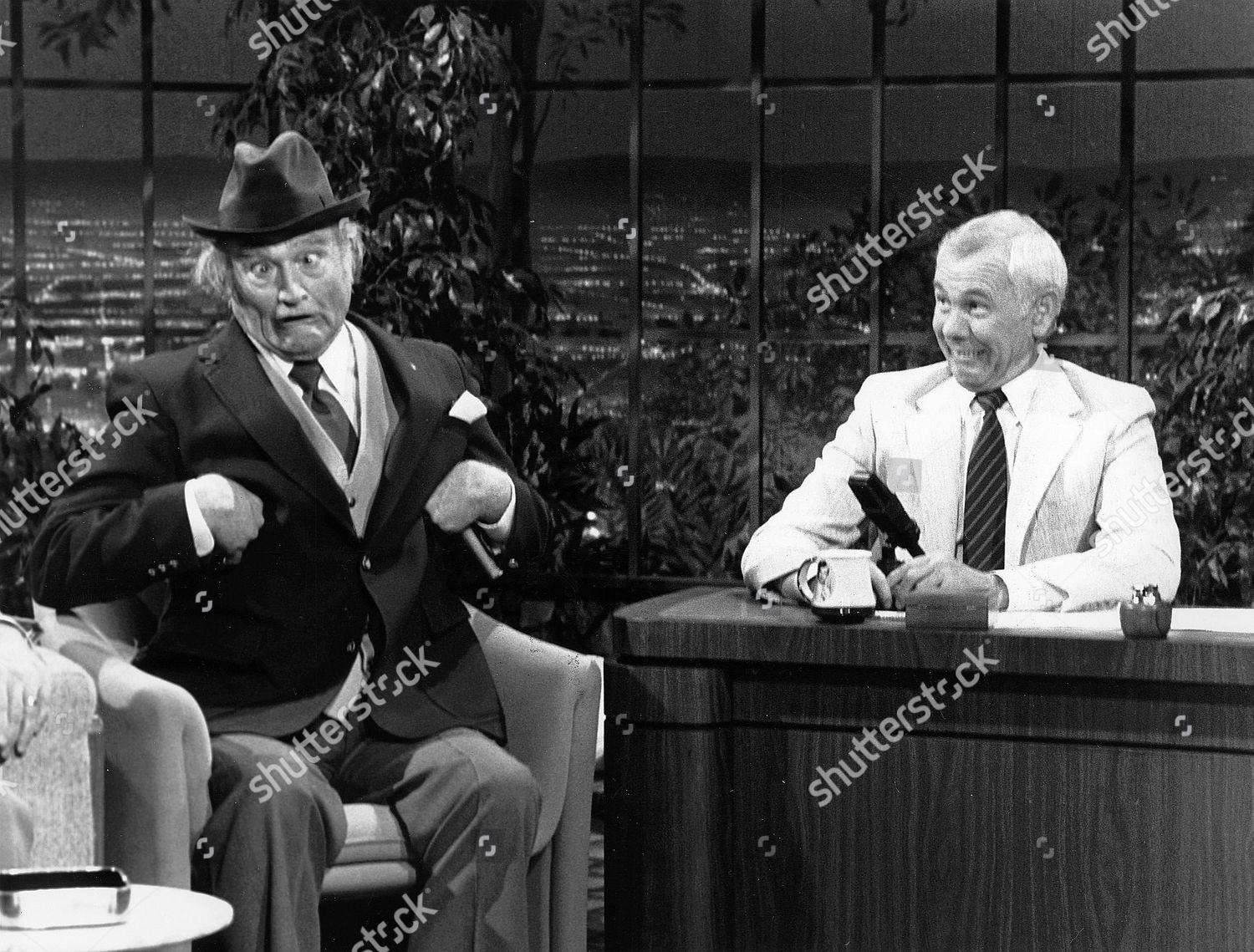 Red Skelton Johnny Carson Editorial Stock Photo Stock Image