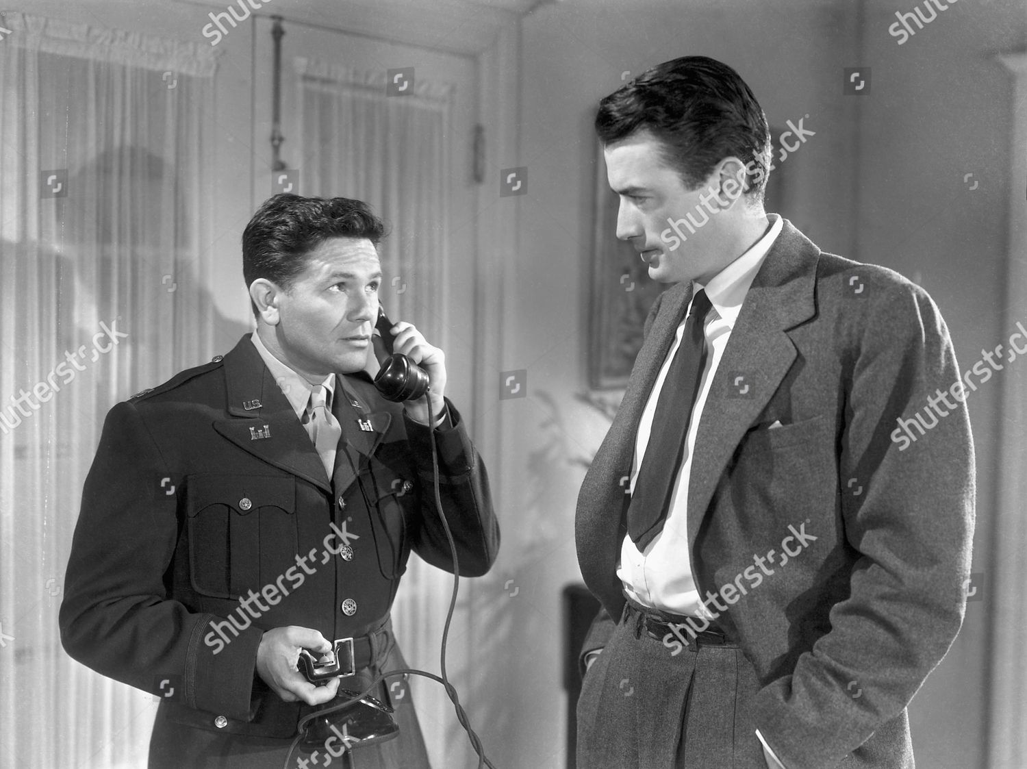 John Garfield Gregory Peck Editorial Stock Photo - Stock Image ...