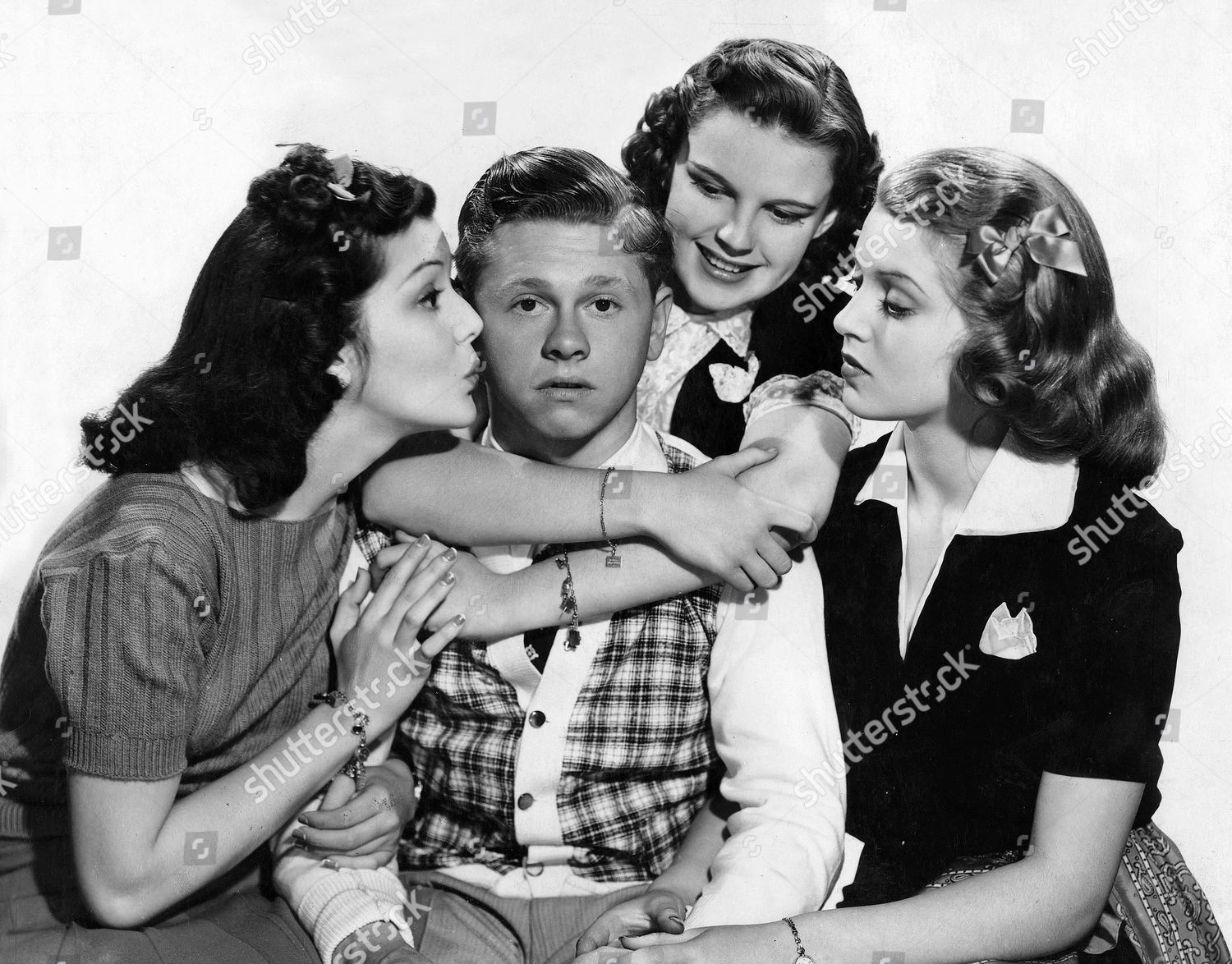 Ann Rutherford Mickey Rooney Judy Garland Editorial Stock Photo - Stock ...