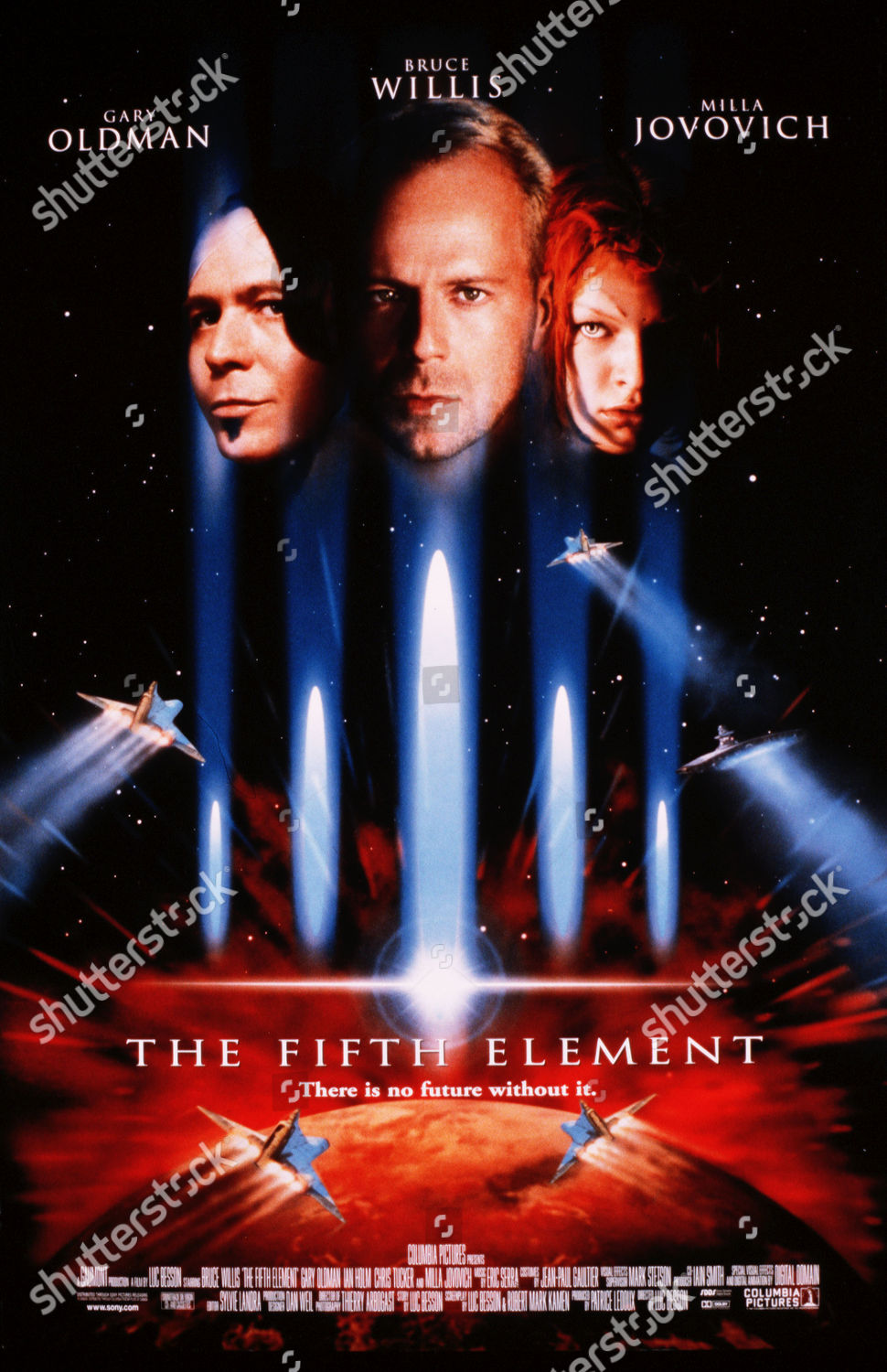 Gary Oldman Bruce Willis Milla Jovovich Editorial Stock Photo - Stock ...