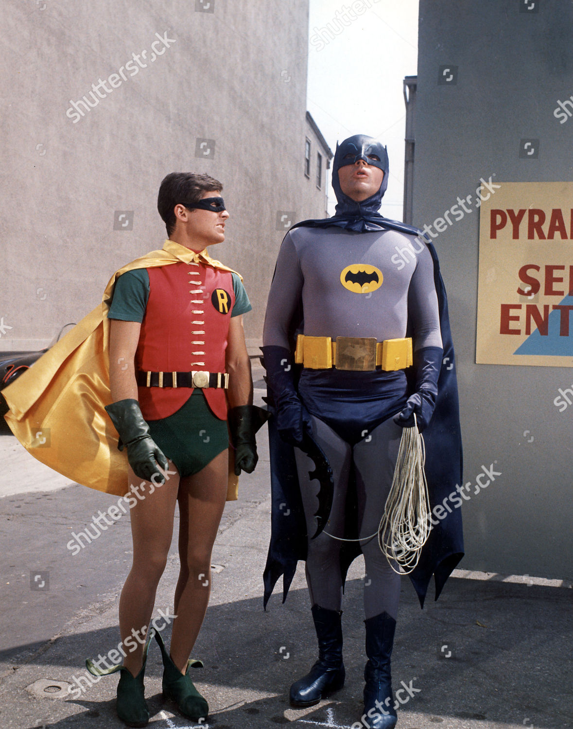 Batman and Robin Batmobile Adam West Burt Ward  Color 1960's  8x10  Glossy Photo 