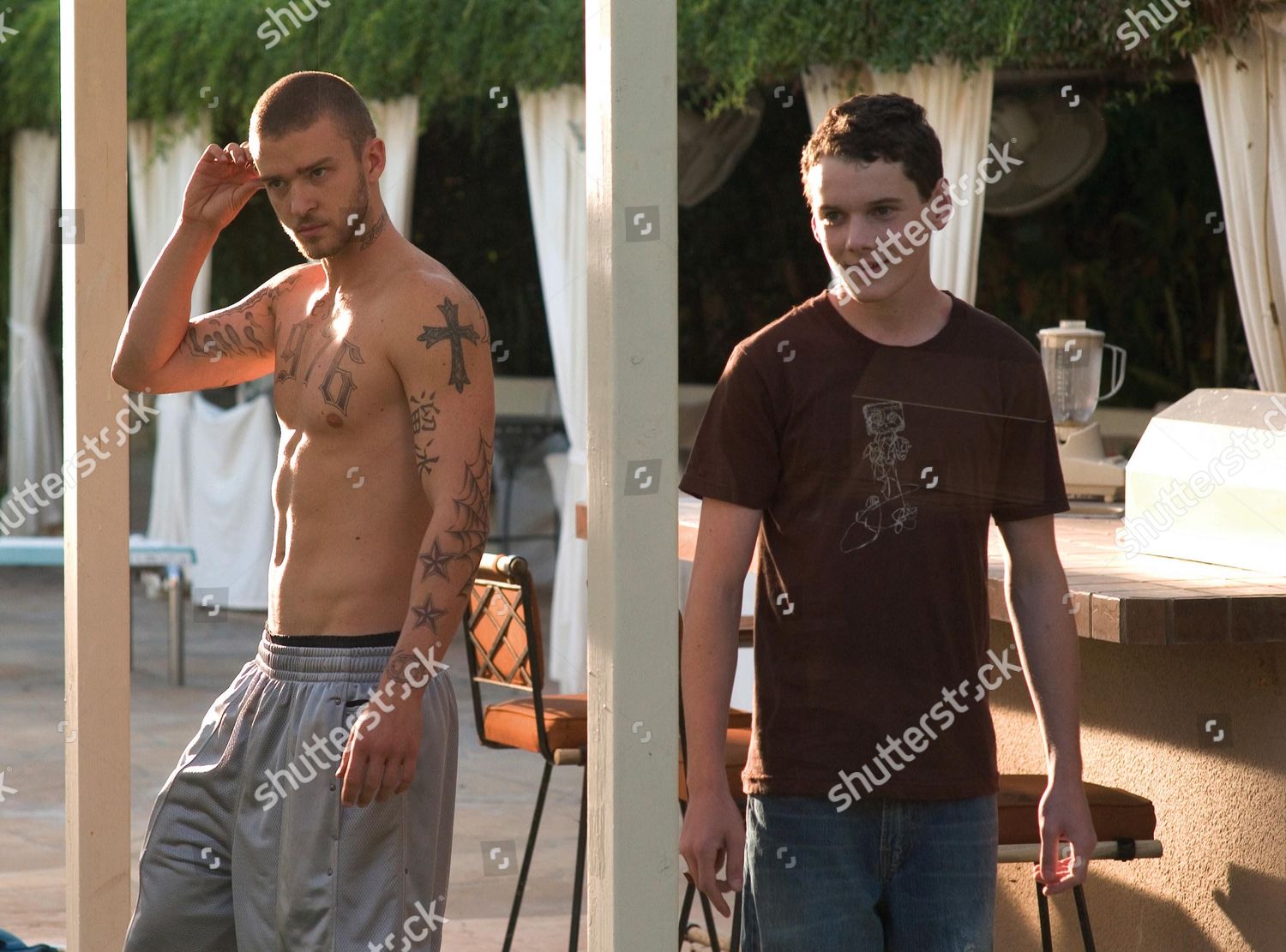 Justin Timberlake Anton Yelchin Editorial Stock Photo - Stock Image