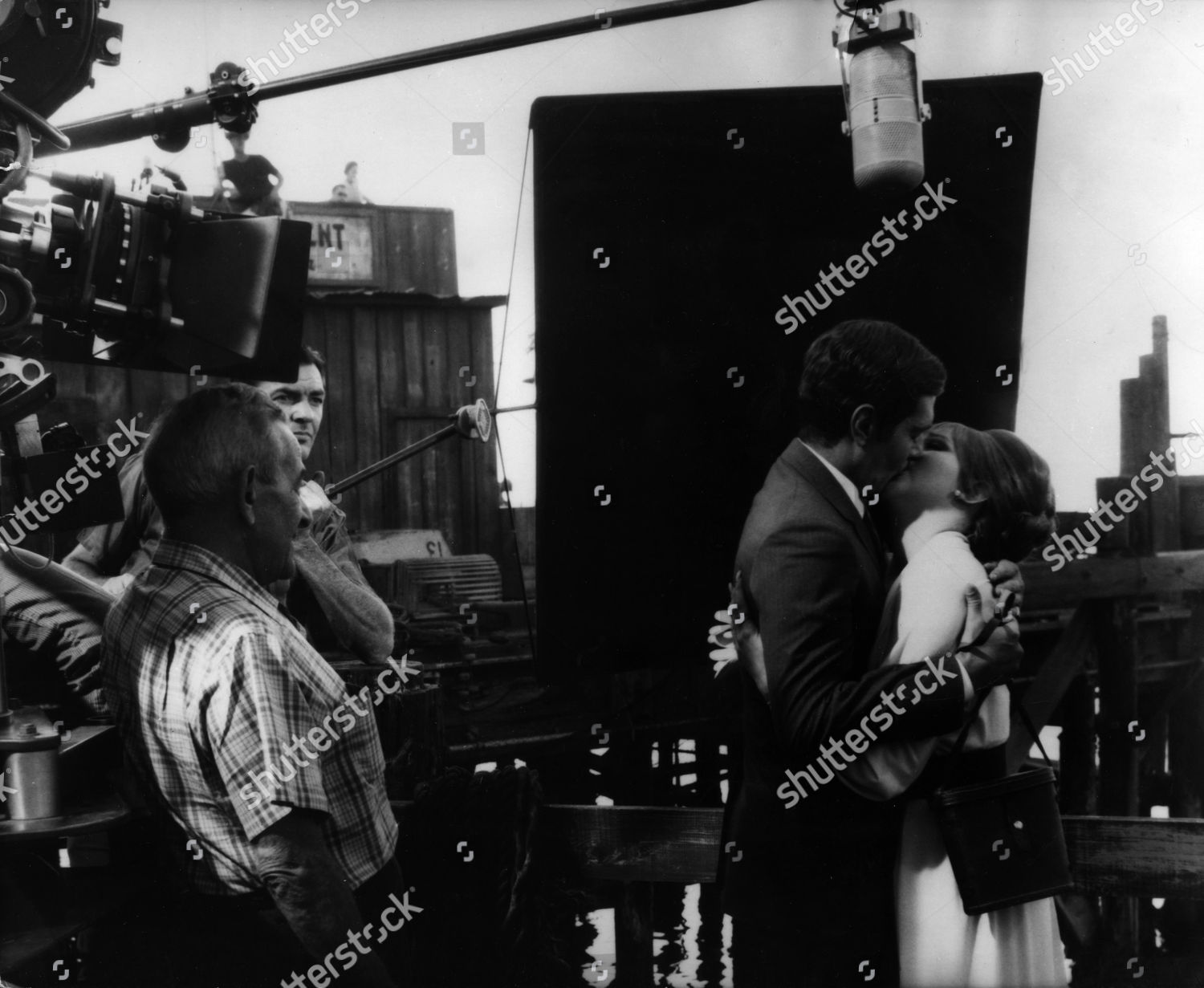 William Wyler Omar Sharif Barbra Streisand Editorial Stock Photo