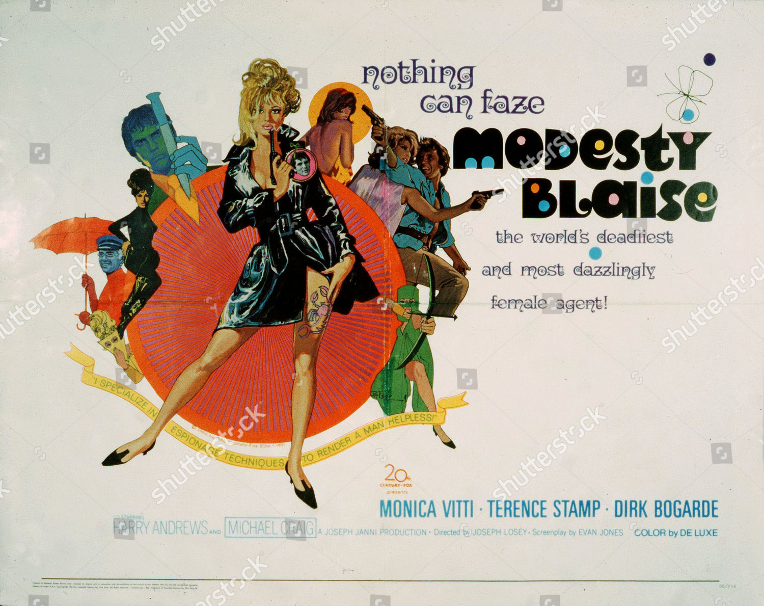 Modesty Blaise 1966 Australian Movie Poster