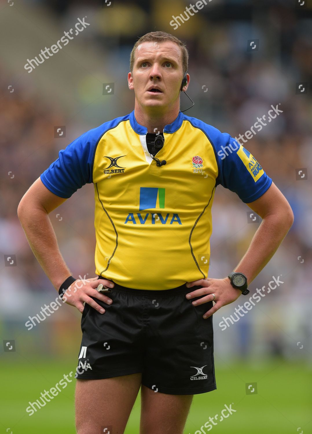 Referee Tom Foley During Aviva Premiership Rugby Editorial Stock Photo Stock Image Shutterstock