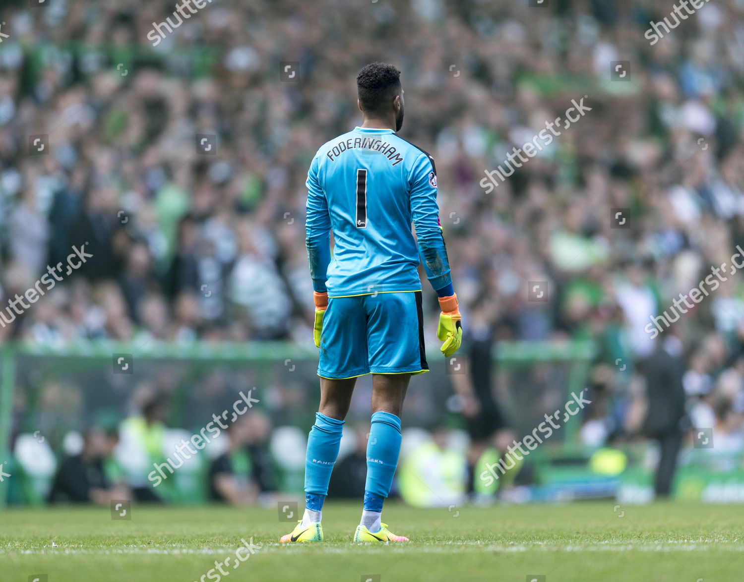 Rangers Goalkeeper Wes Foderingham Single Action Editorial Stock Photo ...