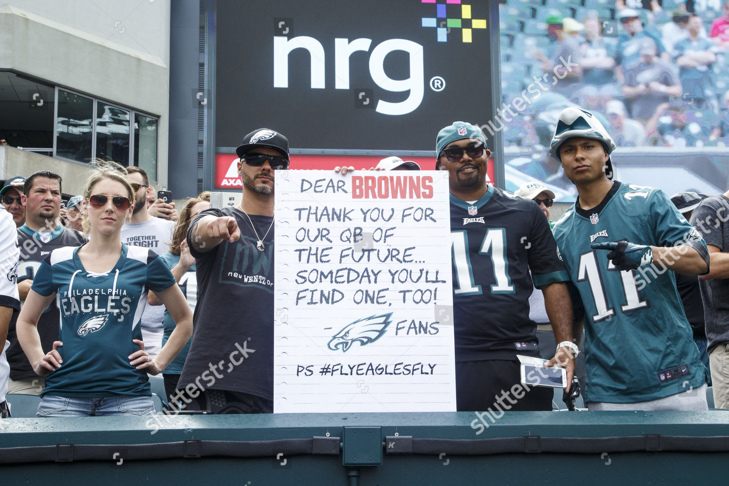 PHILADELPHIA EAGLES FAN SIGN