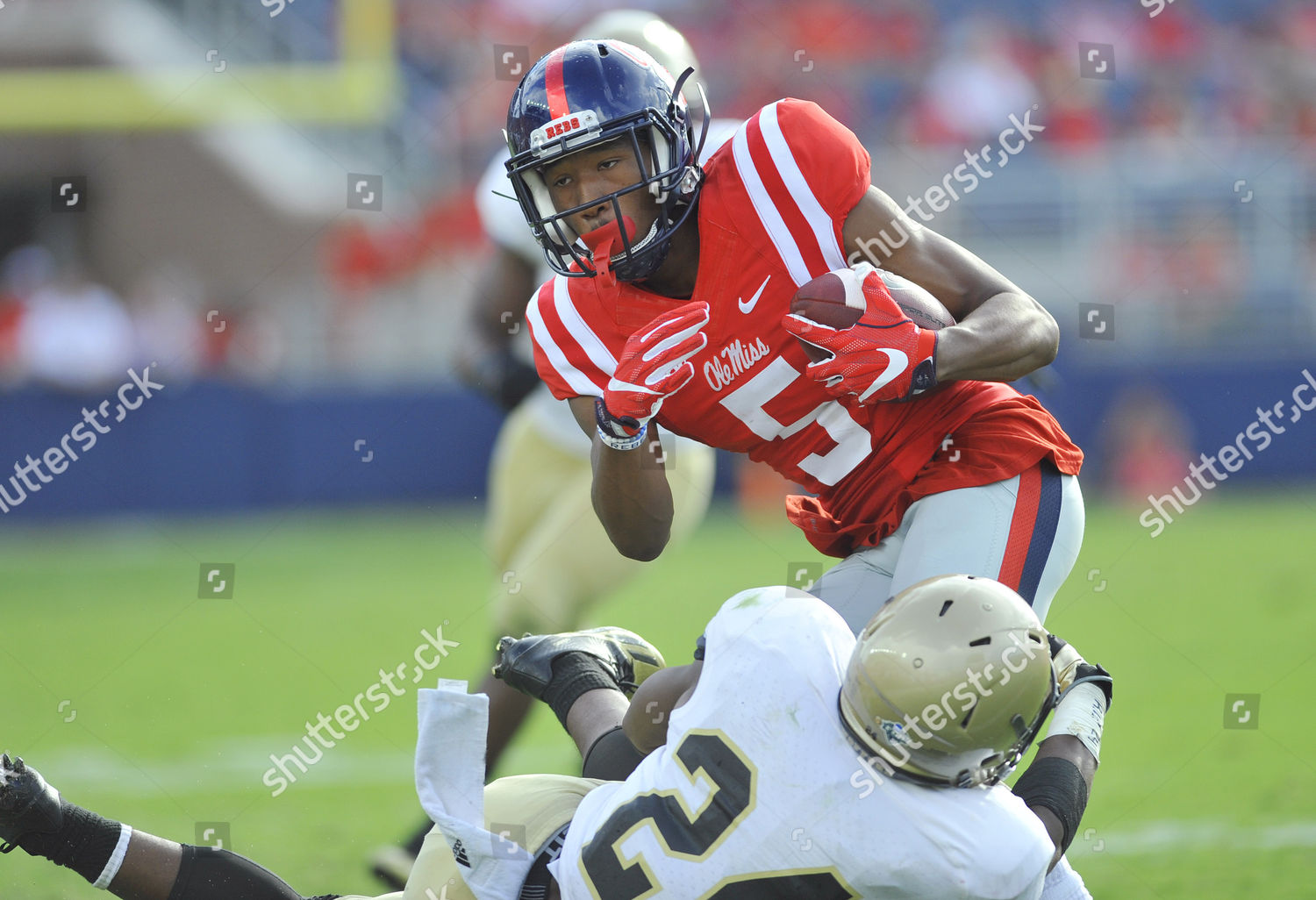 Mississippi Receiver Damarkus Lodge 5 Tries Editorial Stock Photo ...