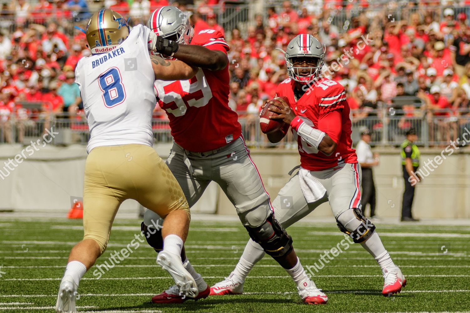 Ohio State Buckeyes Offensive Lineman Isaiah Editorial Stock Photo ...