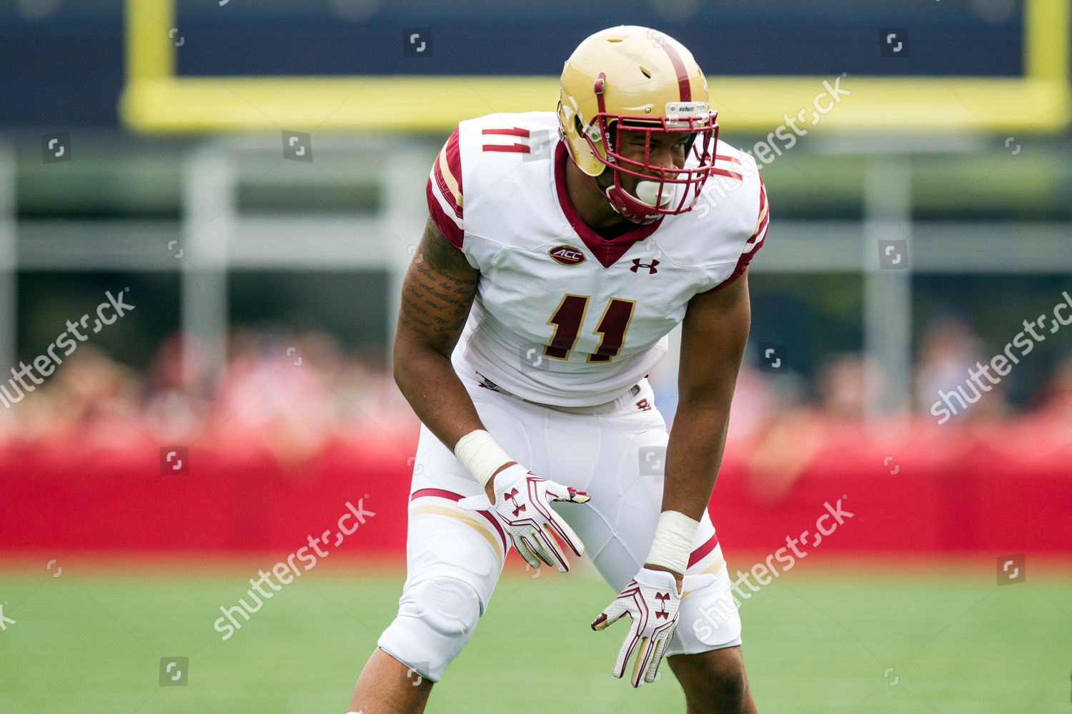 Boston College Eagles Defensive End Wyatt Editorial Stock Photo Stock