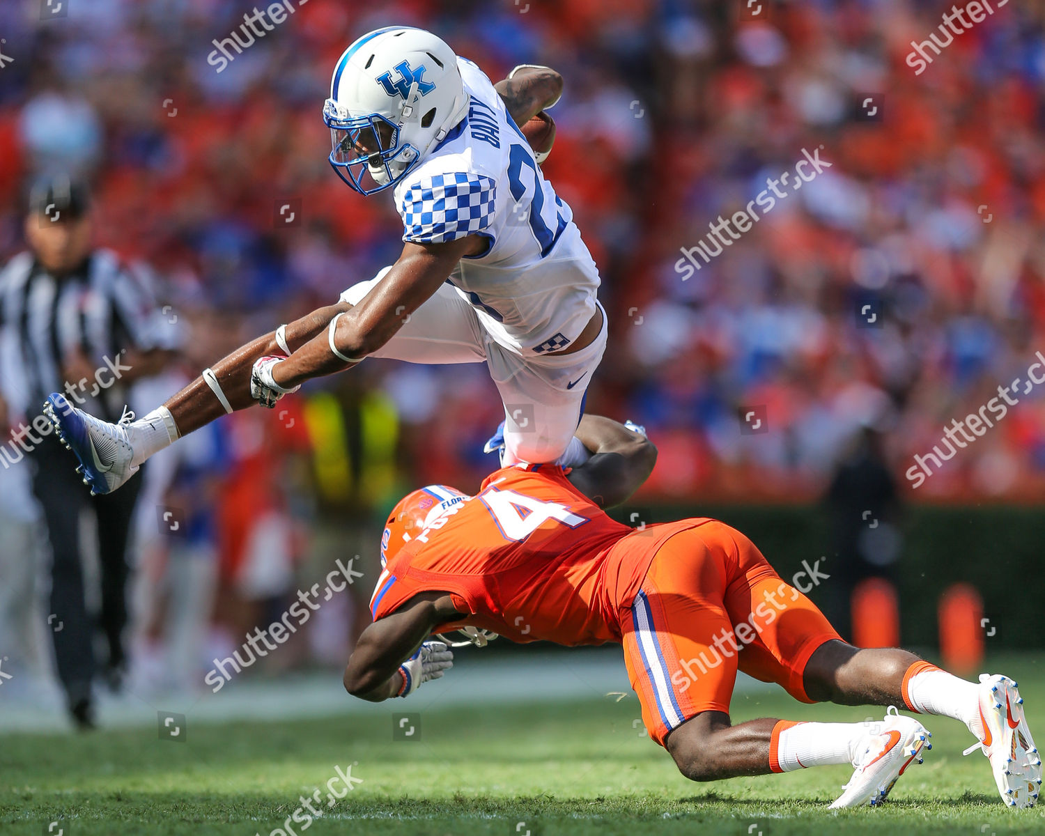 Kentucky Cornerback Derrick Baity 29 Returning Editorial Stock Photo