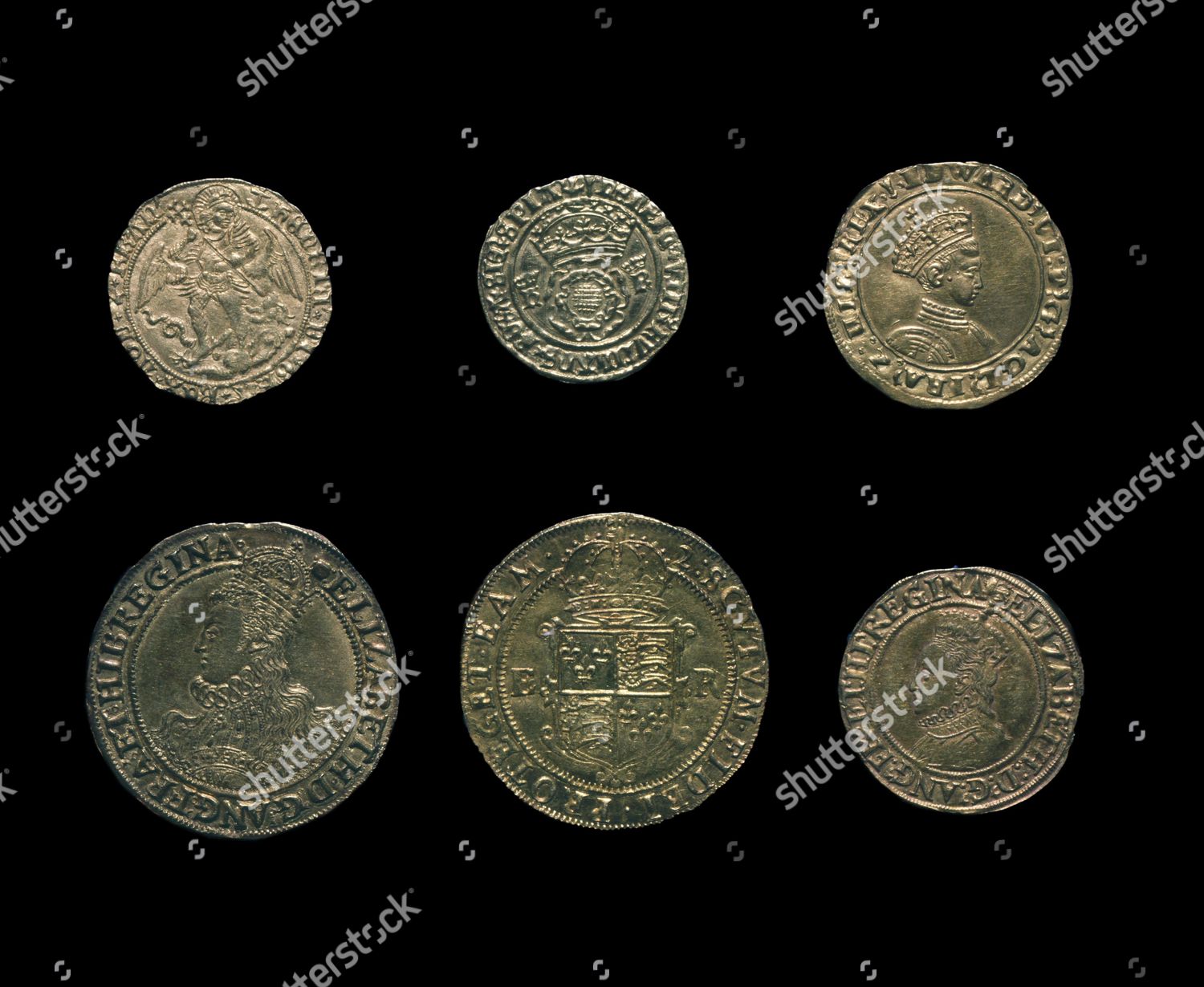 Elizabethan Coins Editorial Stock Photo Stock Image Shutterstock