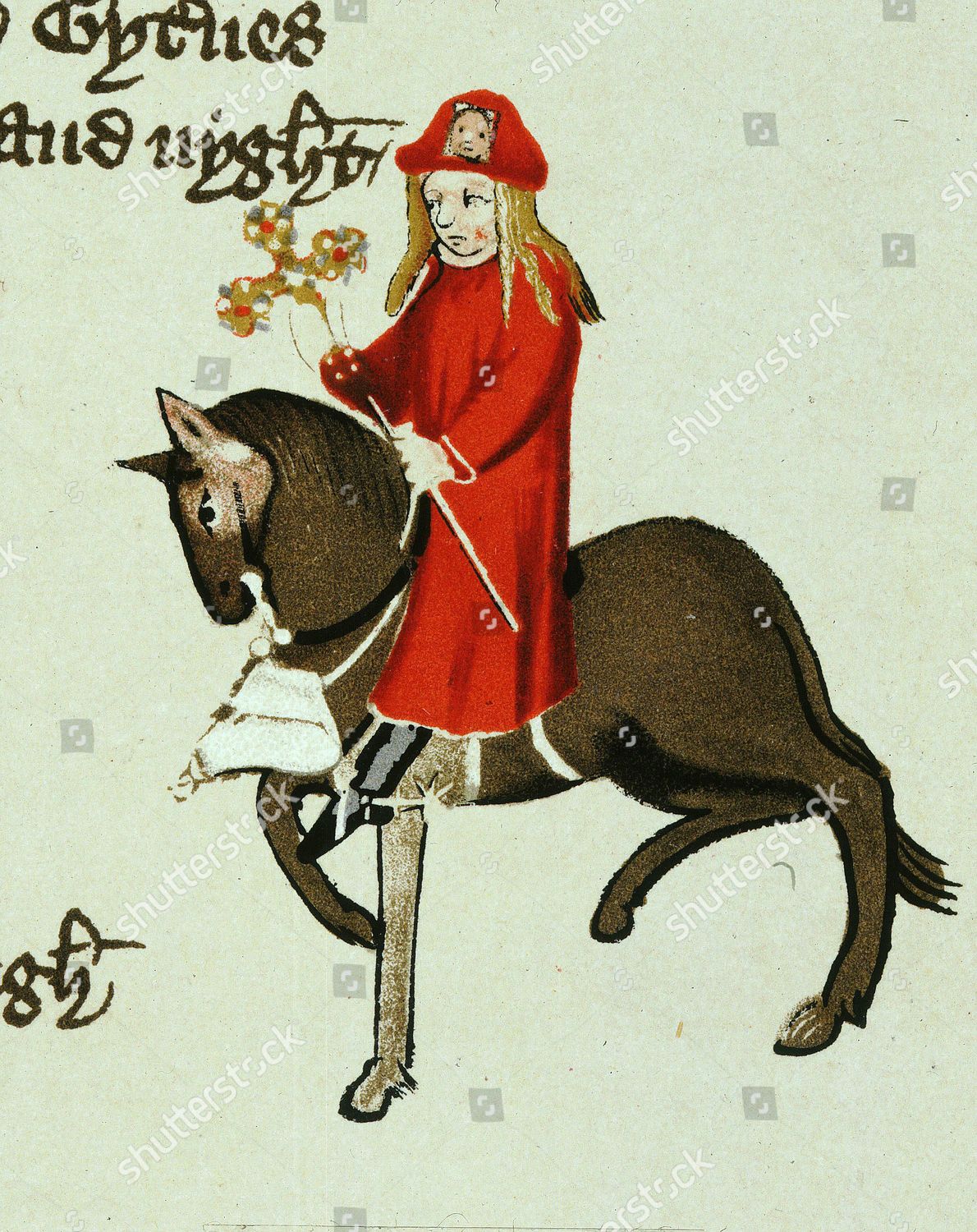 pardoner-canterbury-tales-by-geoffrey-chaucer-editorial-stock-photo