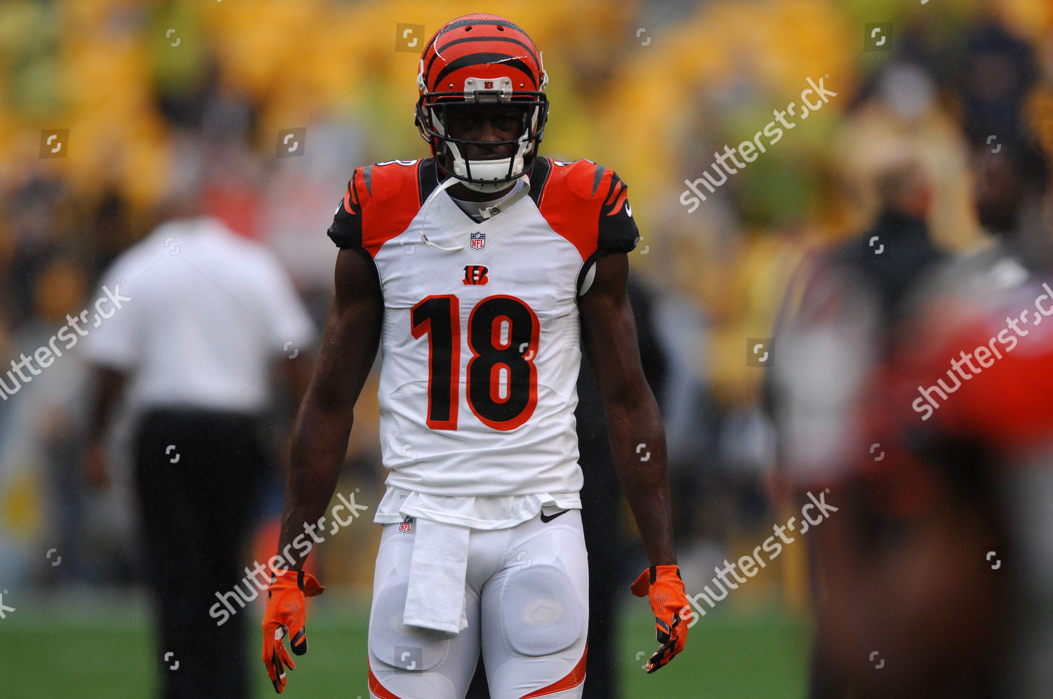 Aj Green 18 During Cincinnati Bengals Editorial Stock Photo - Stock Image