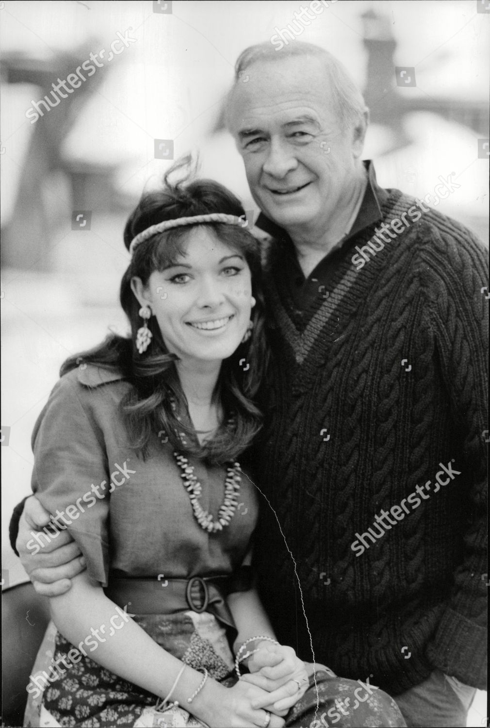 Actor William Franklyn His Actress Daughter Editorial Stock Photo ...