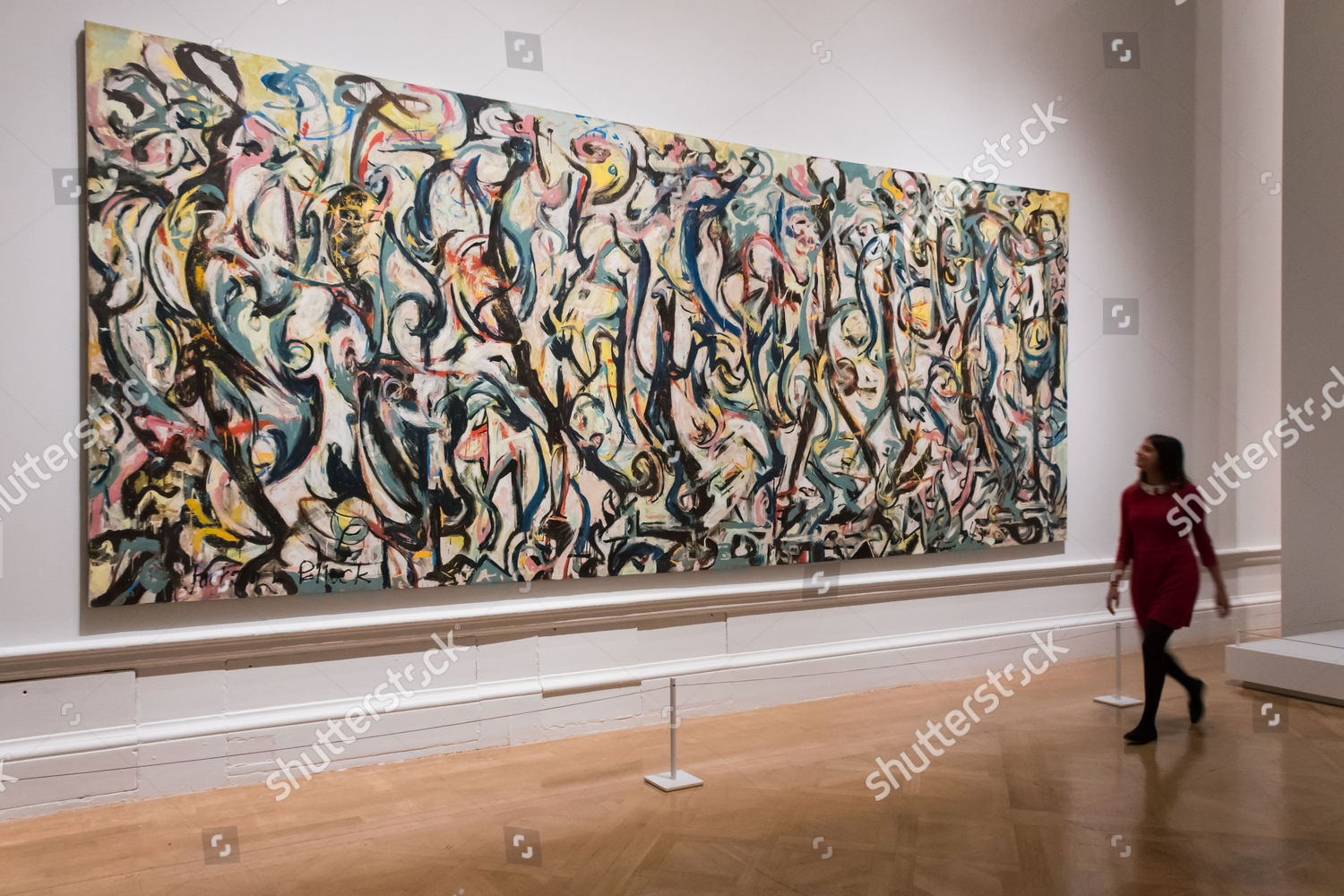 Jackson Pollock Mural 1943 Editorial Stock Photo - Stock Image ...