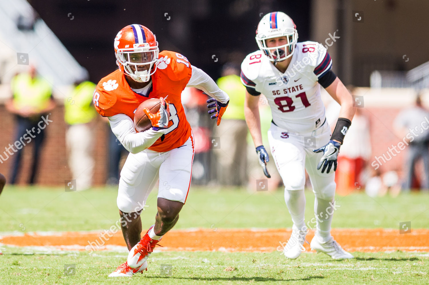 Clemson Tigers Safety Jadar Johnson 18 Editorial Stock Photo - Stock ...