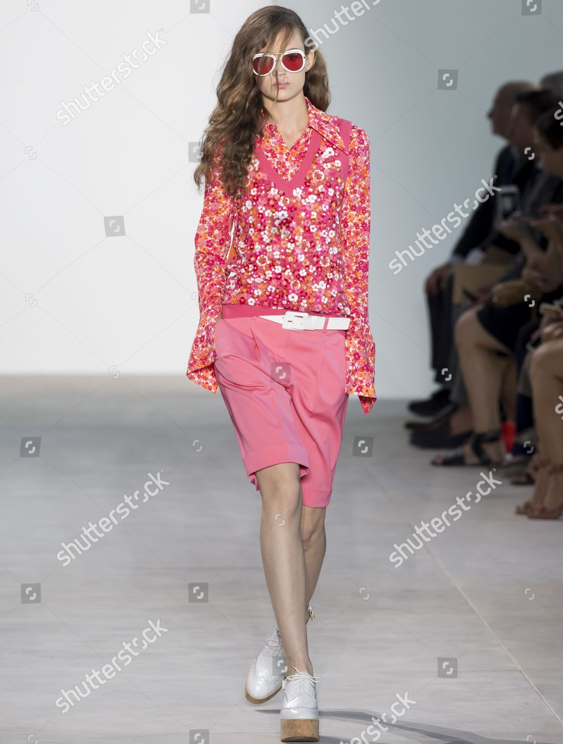 Adrienne Juliger On Catwalk Editorial Stock Photo - Stock Image ...
