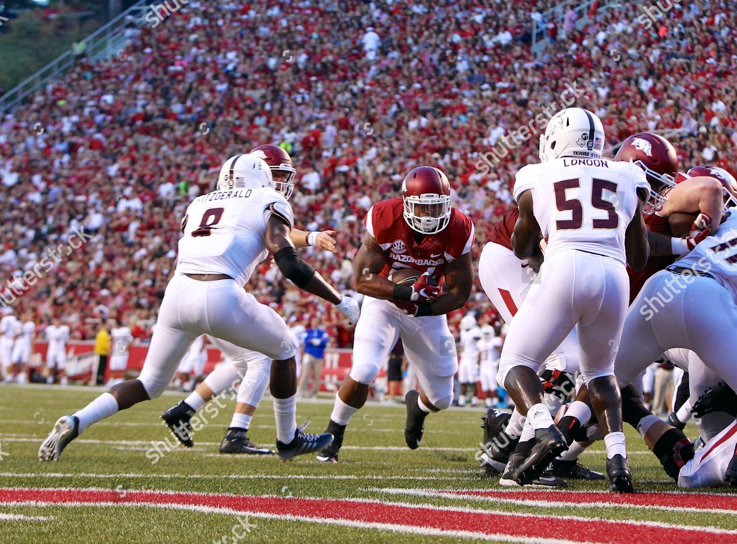 Arkansas Running Back Kody Walker 24 Editorial Stock Photo - Stock ...