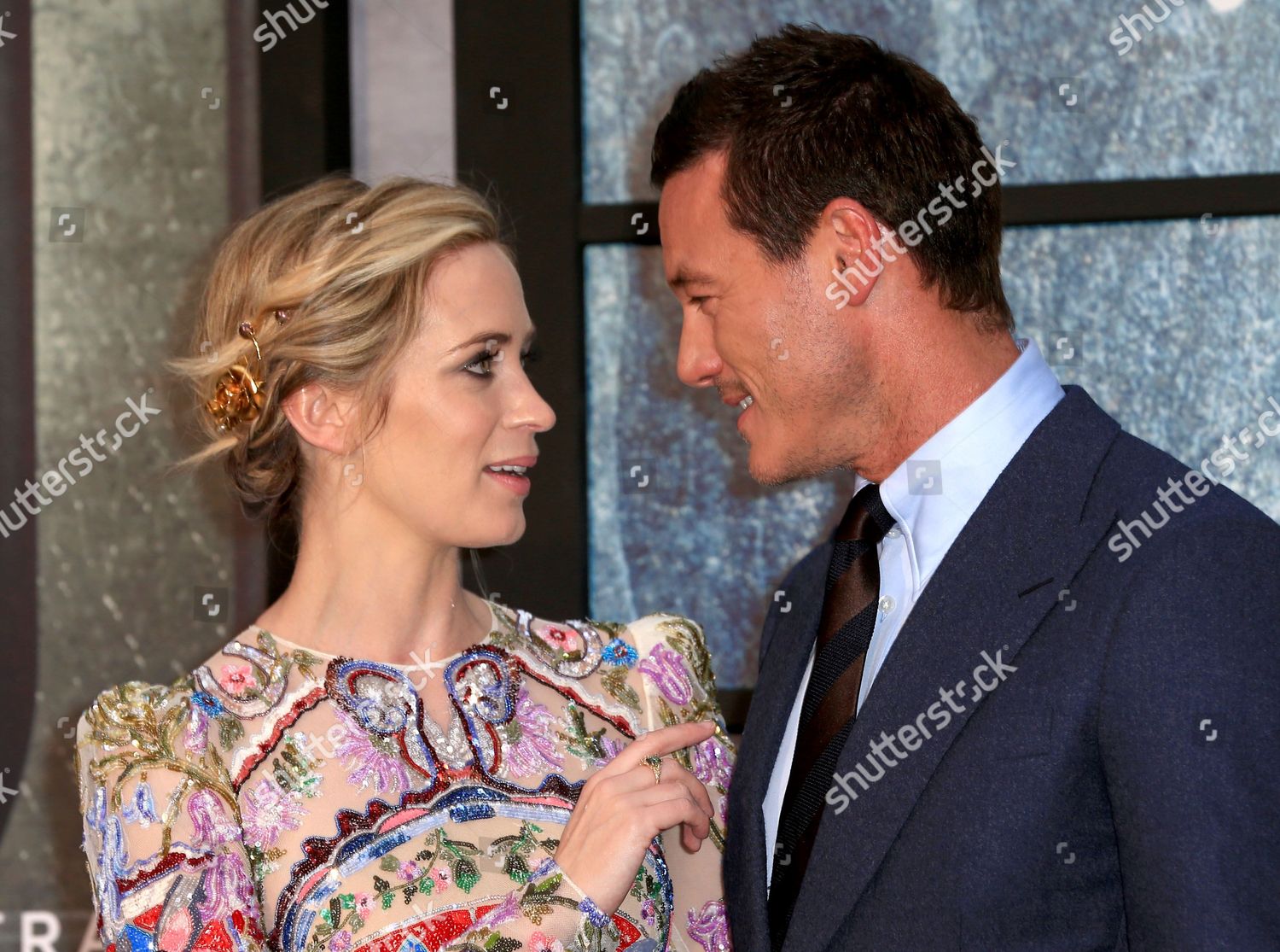 Emily Blunt Luke Evans Editorial Stock Photo Stock Image Shutterstock