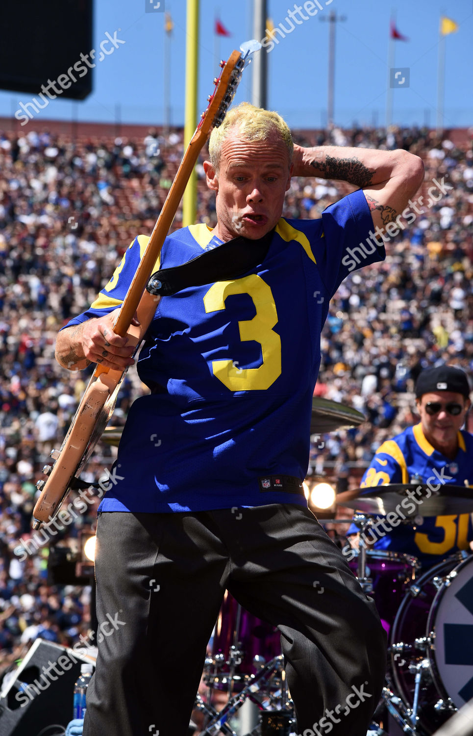 Bassist Flea Red Hot Chili Peppers Editorial Stock Photo - Stock Image