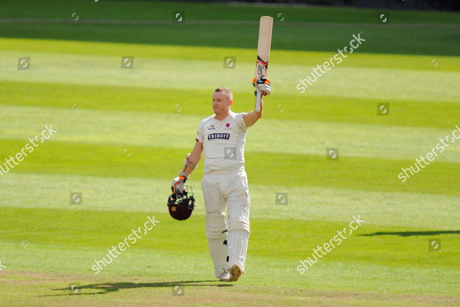 Century Chris Rogers Chris Rogers Somerset Editorial Stock Photo