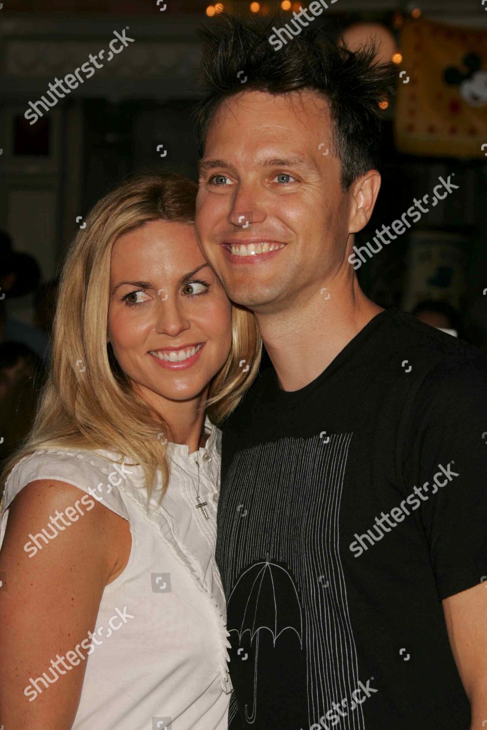 MARK HOPPUS BLINK 182 WIFE Editorial Stock Photo - Stock Image ...