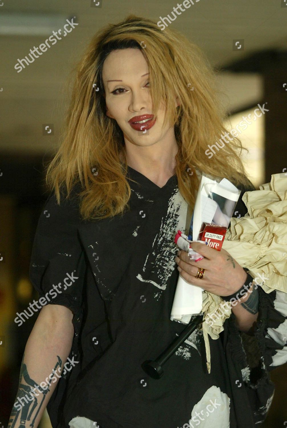 Pete Burns Arrives Court Where He Faces Editorial Stock Photo