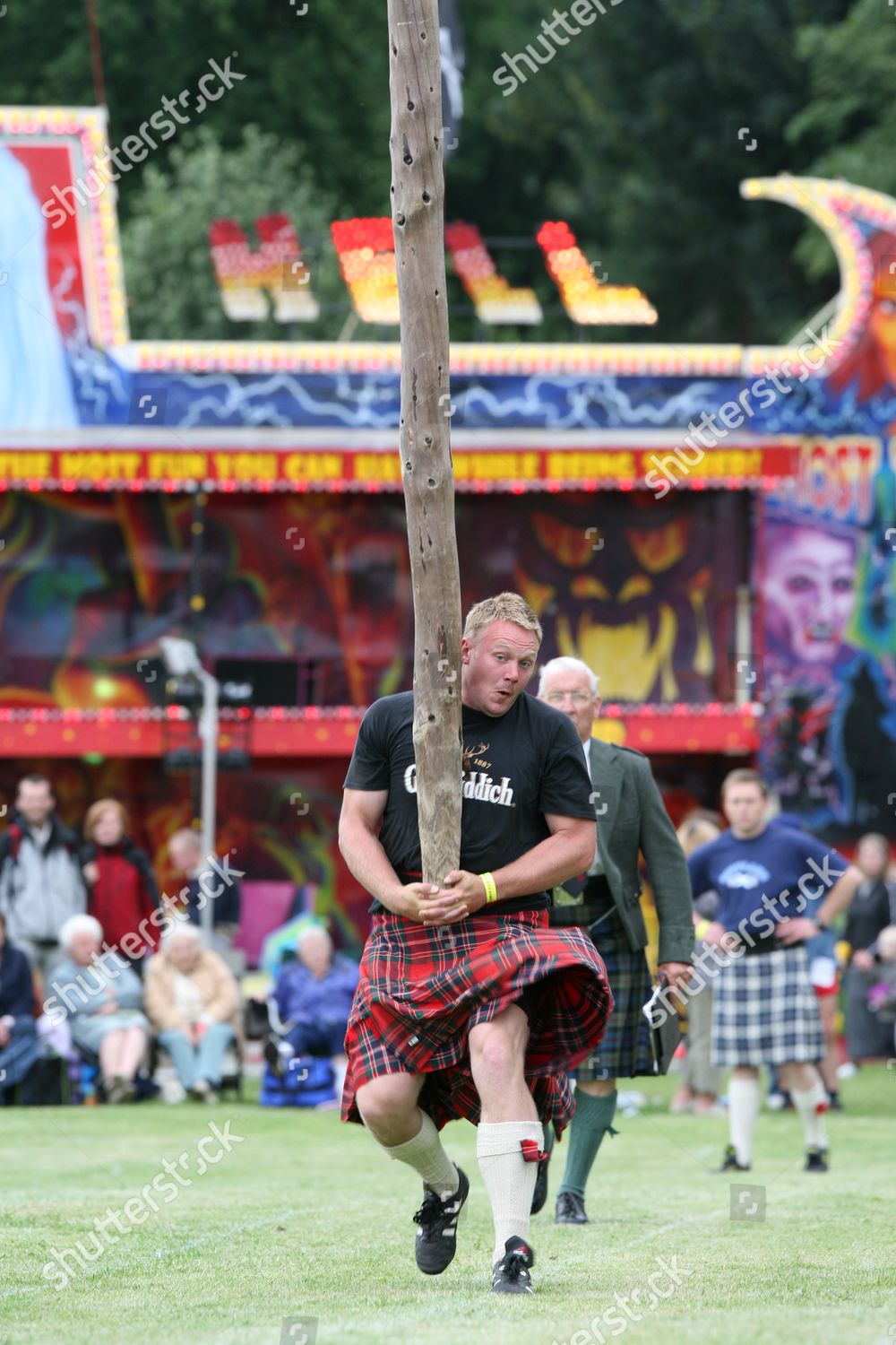 Caber Tossing Competition Editorial Stock Photo Stock Image