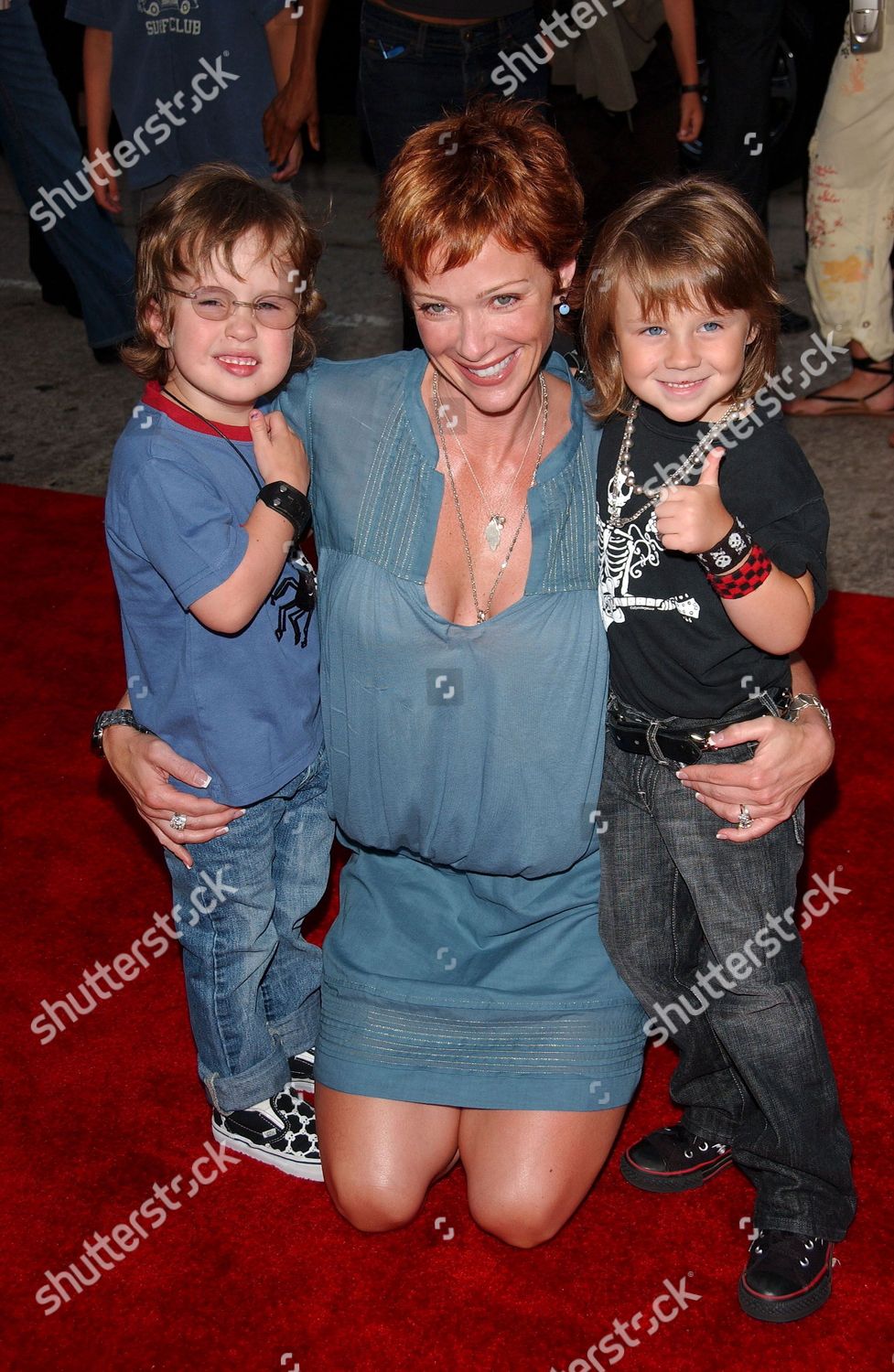 Lauren Holly Sons Alexander Henry Editorial Stock Photo - Stock Image ...