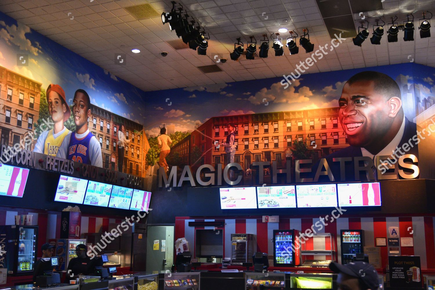 Amc Magic Johnson Harlem 9 Theater Editorial Stock Photo - Stock Image