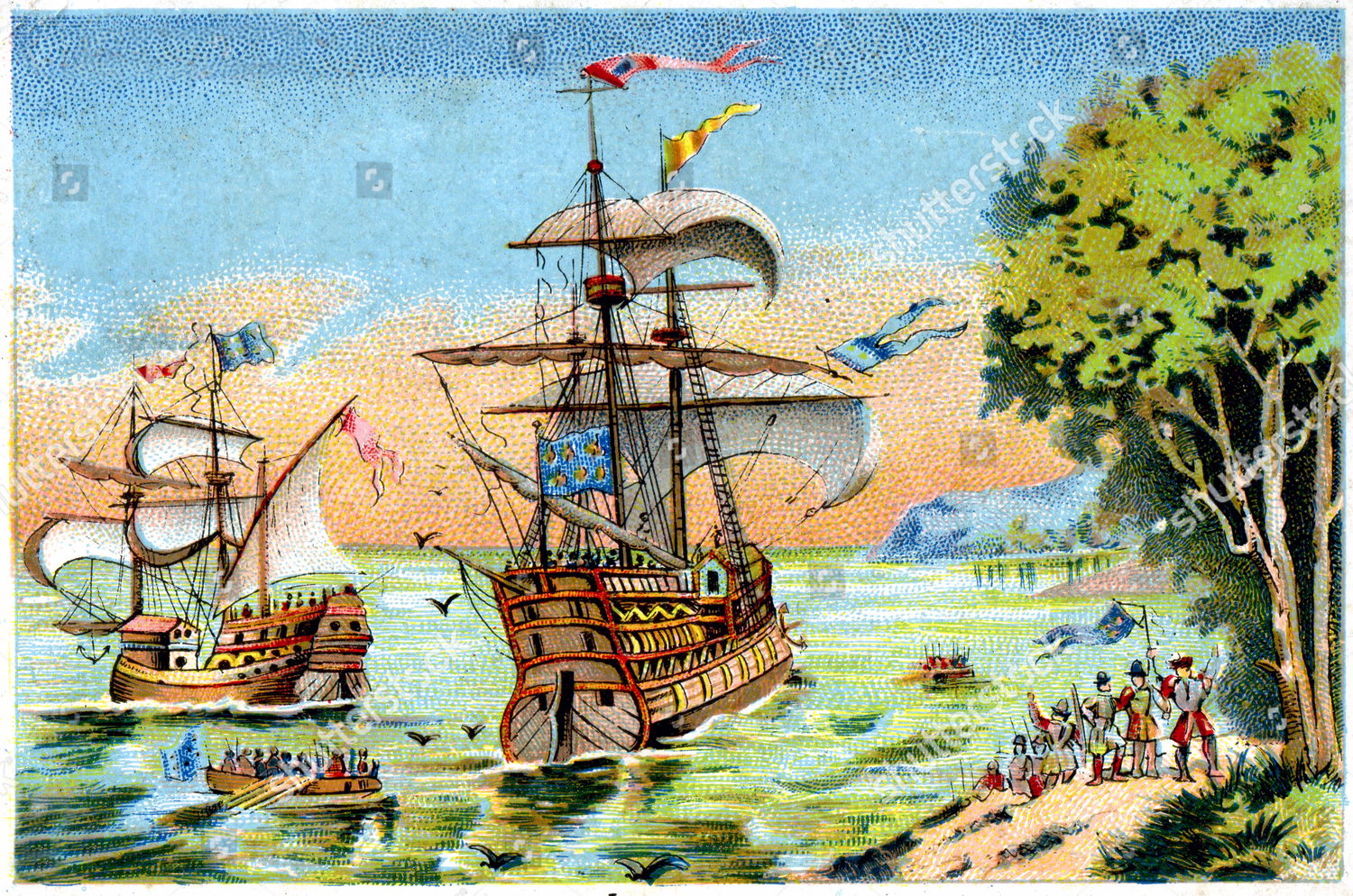 French Explorer Jacques Cartier French Colonists Editorial Stock Photo Stock Image Shutterstock