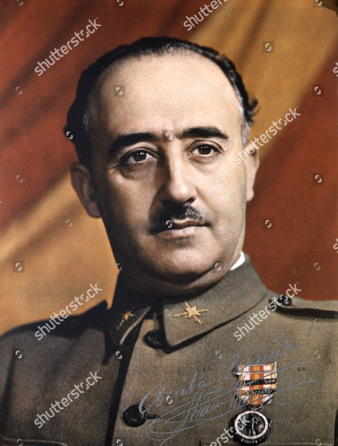 General Franco Francisco Franco Bahamonde 18921975 Spanish Redaktionelles Stockfoto Stockbild Shutterstock